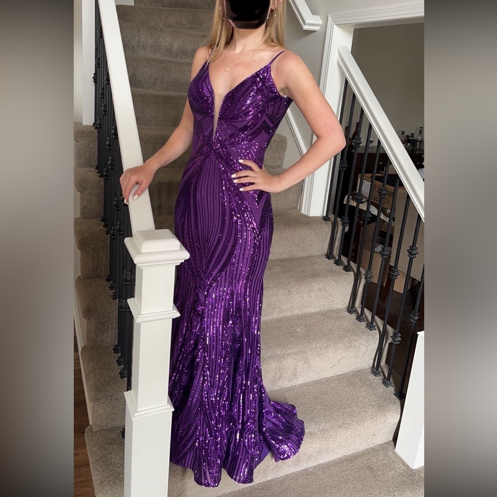 Jovani dress (09693) Purple Prom Formal Gala Dress